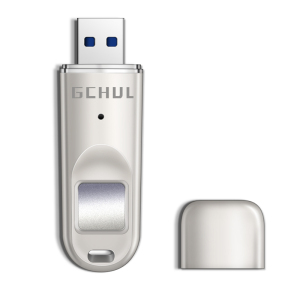 杰储(GCHUL) UP1200 32G USB3.0 指纹加密U盘 (计价单位:个) 银色