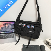 封后书包男2021新款潮牌单肩包时尚运动休闲斜挎包旅行上课大容量背包学生书包