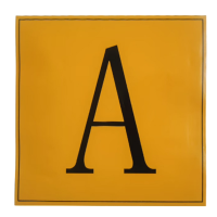 鸿灵睿芯 RX-HL36J PVC 200mm*200mm 胶贴(计价单位:张)黄色