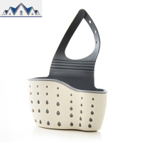 水沥水挂袋水池收纳用品洗碗海绵挂篮厨房用品沥水架刷子置物架 三维工匠