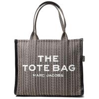 MARC JACOBS轻奢皮革字母印花 尚Large手提包单肩斜挎托特包大容量通勤旅行