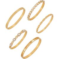 GUESS件套金色水晶手链叠戴可拆分设计女款百搭配饰