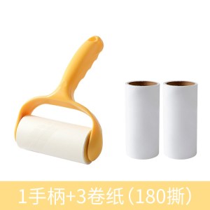 滚筒粘毛器可撕式粘毛器衣物粘尘黏灰除毛毡滚刷衣服吸毛替换纸
