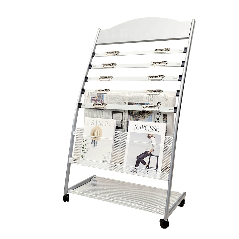 翌嘉YJ4122843 报纸架简易置物办公室报刊架 630*360*1090