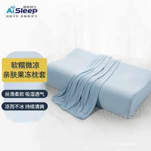 睡眠博士(AiSleep) 素白枕套 通用尺寸枕套 天丝透气枕套