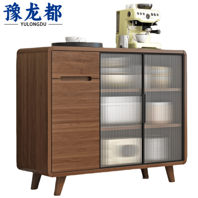 豫龙都餐边柜胡桃个