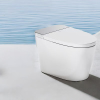 惠达(HUIDA)- R9智能马桶座圈加热离座自动冲水坐便器 零水压|内置泡沫盾|脚踢+离座冲水