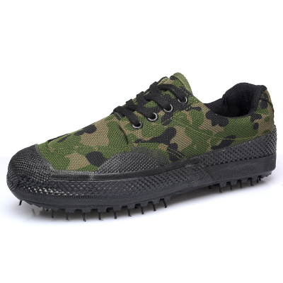 强人际华3515男士休闲鞋透气耐磨军军训鞋男女户外徒步工地布鞋07户外作训胶鞋解放鞋