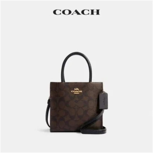 [香港直邮]蔻驰COACH 经典标志帆布迷你CALLY琴谱包斜挎包5693