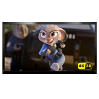 经科JK画框投影幕布投影机中边框H3-FL/W2正投软幕150寸2.35:1