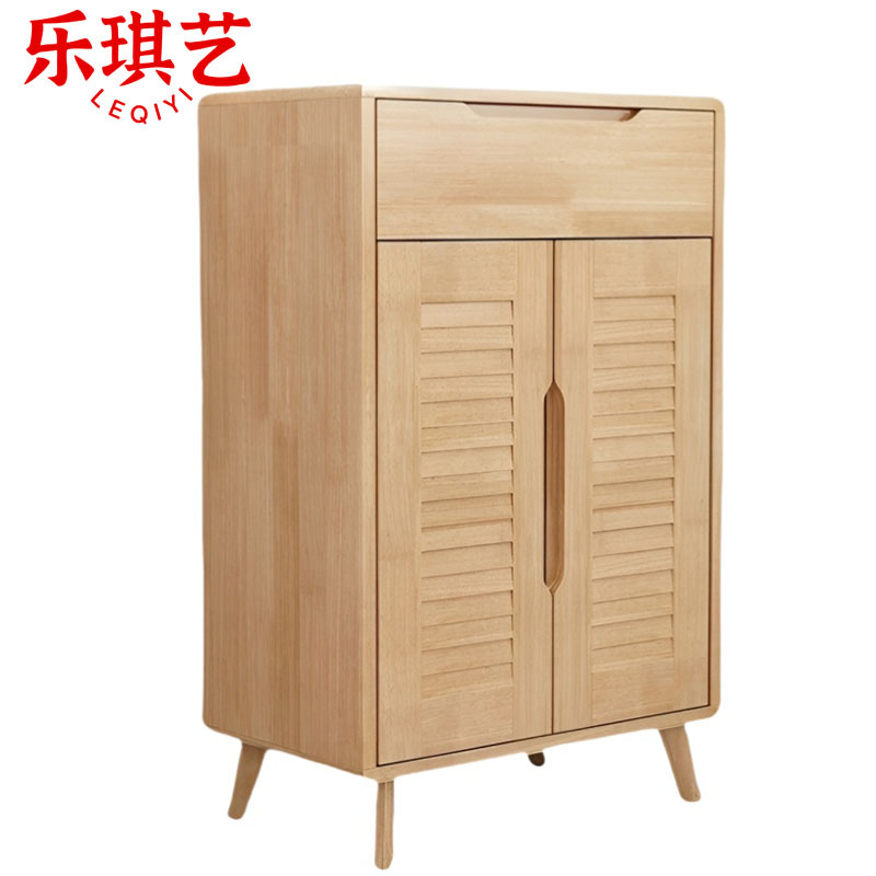 乐琪艺 实木鞋柜 两门 个