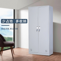 豫亨 二门更衣柜铁皮衣柜钢制员工柜储物柜金属柜简约办公柜类浴室换衣柜宿舍衣柜