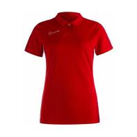 NIKE/耐克女士修身速干透气排汗短袖POLO衫大学红白拼色运动 polo