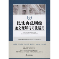 醉染图书民法典总则编条文理解与司法适用9787519745622