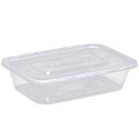 优彩嘉 一次性餐盒 方盒透明 650ML*300套 CH-10 箱