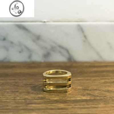 JiMi极简主义戒指女复古多层简约几何指环七夕礼物送女友