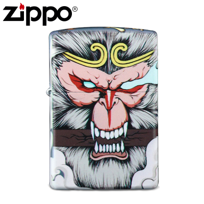 正版芝宝防风ZIPPO打火机男士煤油防风纯铜齐天大圣之宝专柜正品送礼收藏定制刻字zpo男女