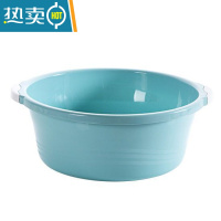 敬平加厚洗脸盆大号洗衣盆家用盆子成人洗脚盆塑料婴儿小脸盆洗衣服盆