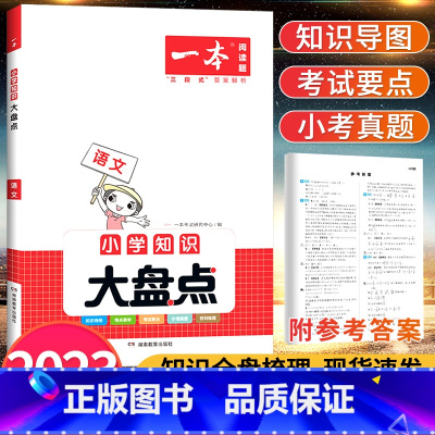 [正版]一本小学语文知识大盘点2023新版小学语文基础知识手册大全考点精讲练小升初考试总复习资料考点工具书四五六年级下册