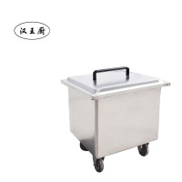 汉王厨不锈钢面粉车500*500