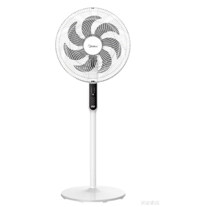 美的(Midea)电风扇家用风扇 落地扇 立式轻音节能强风电扇 宿舍降温循环柔风自然风桌面小风扇 SAC35BR