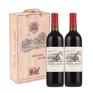 双支带礼袋 法国原酒进口红酒峰菲庄园教皇干红葡萄酒