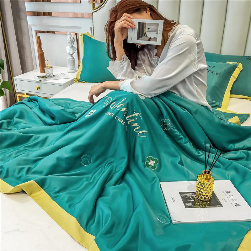 家柏饰(CORATED)天丝夏凉被双人夏季空调被冰丝夏被可水人薄款被子夏天被芯