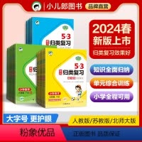 [单本装]语文人教版 一年级下 [正版]2024新版53单元归类复习小学一到六年级下册语文数学英语单元归类复习 一二三四