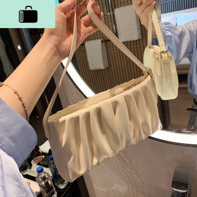 小众设计包包新款2020网红褶皱腋下包法棍包时尚手提女包潮NEW LAKE女士单肩包