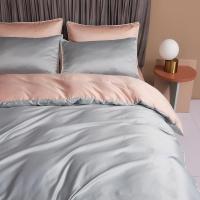家柏饰(CORATED)简约现代水洗天丝四件套冰丝三件套丝滑单双人春夏季床上用品