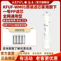 溢泰康富乐净水器四级小体积无电无废水超滤膜KFUF-WM01 一号PP 一体式熔喷聚丙烯滤芯支