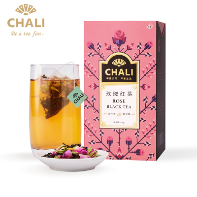 ChaLi茶里花草茶玫瑰红茶重瓣玫瑰花茶泡水喝的养生茶袋泡茶