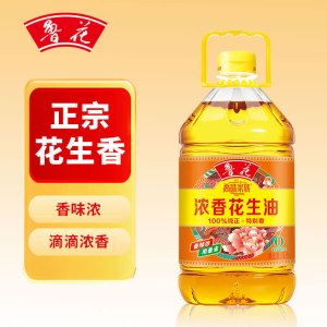 鲁花 香味家族浓香花生油5L