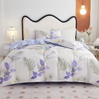 唐纳家纺 全棉四件套-云杉花叶 200*230CM- TN-KT24050