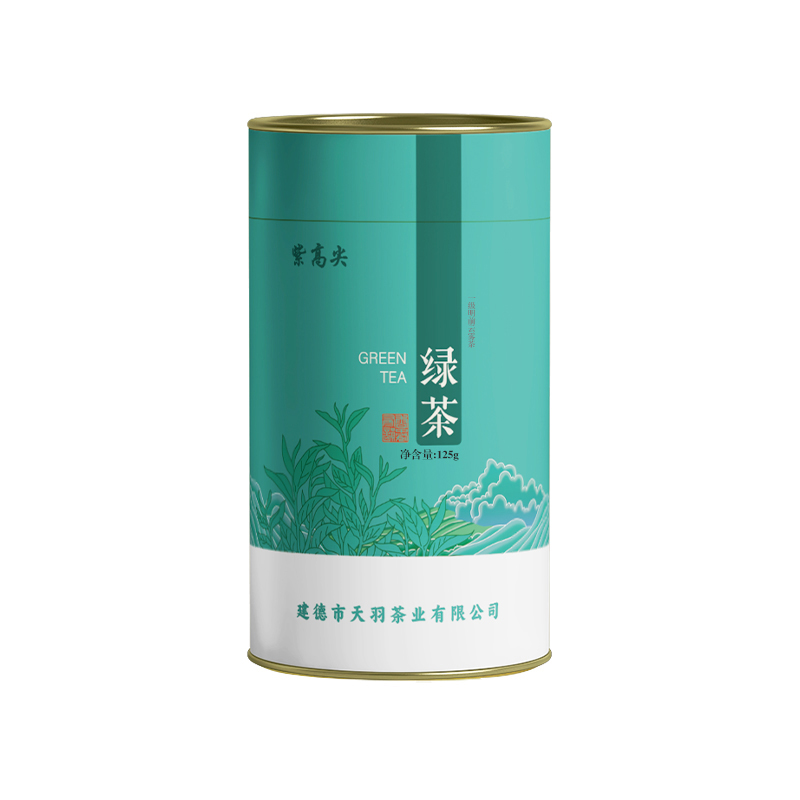 紫高尖一级明前云雾茶125g罐装