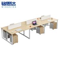 铭思达办公桌职员桌六人位含柜张