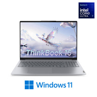 ThinkPad ThinkBook 16 4XCD 2026款16英寸大屏学生游戏娱乐商务办公笔记本电脑 2.5K高色域屏 UItra7-356H 32G内存 1TB固态