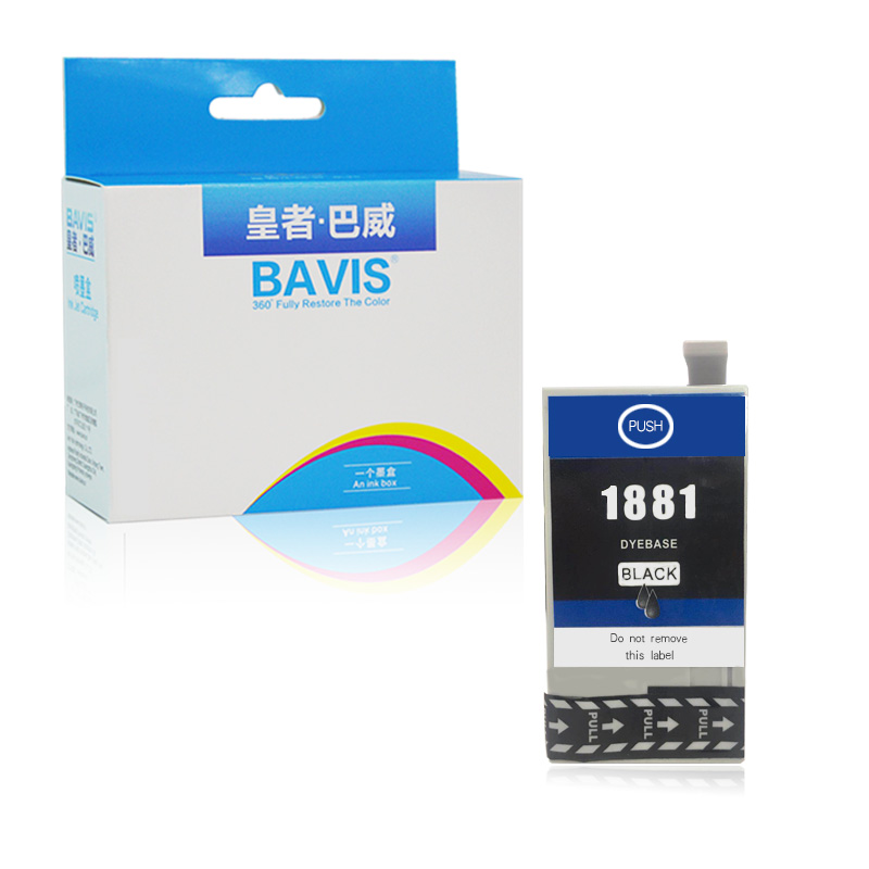 皇者.巴威 墨盒188爱普生EPSON WF-7621 WF-7218 T1881黑 个