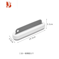 三维工匠擦玻璃器家用双面擦窗户清洁海绵刷浴室洗手台面镜子刮水器