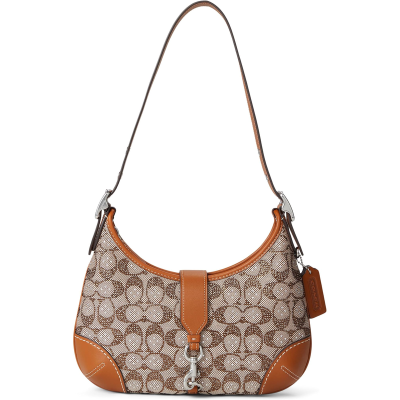 COACH蔻驰()女士晶彩提花单肩包时尚百搭配饰多功能手提斜挎