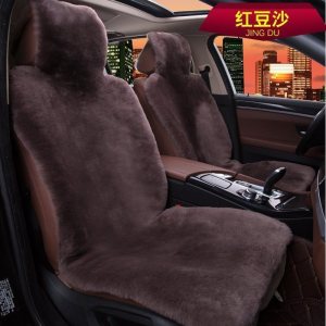 家柏饰(CORATED)汽车冬季坐垫套 坐垫 皮毛一体羊剪绒短毛绒保暖单片棉座垫
