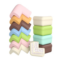 儿童防撞角防磕碰防撞角安全保护角宝宝桌角套桌子茶几直角防撞条 免贴浅灰色10个防撞角 L型