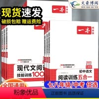 [3本]阅读训练五合一+现代文阅读+文言文古诗 九年级/初中三年级 [正版]2025版初中语文阅读训练五合一七八九年级阅