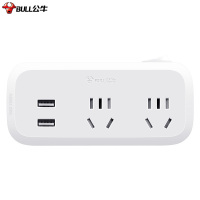 公牛USB一转多插座/插头转换器 总控一转二带USB 无线 GN-934Q