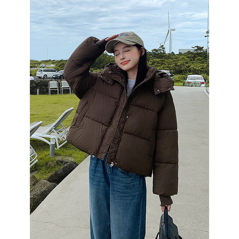 年女冬季短款棉服韩版宽松小个子加厚棉衣时尚面包服外套潮