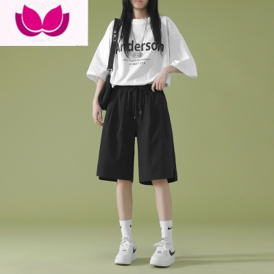 七斓短裤男夏季薄款冰丝宽松citygirl五分篮球运动休闲中性风过膝六分