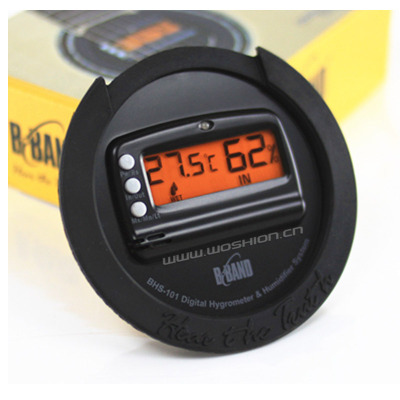 正品BBAND木吉他多功能湿度计干燥器加湿器直径10CM防啸叫音孔盖乐器配件