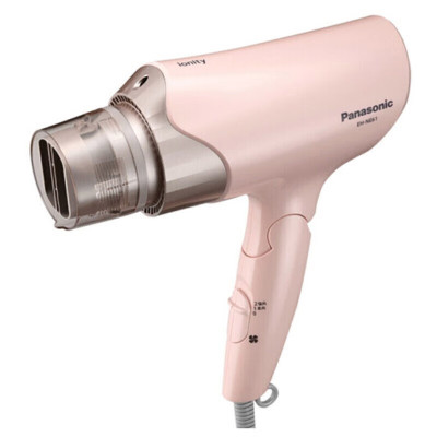 松下(Panasonic)吹风机 负离子恒温 家用1700W大功率多档可调电吹风 EH-NE61-P 粉色