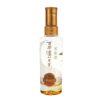 泸州老窖百年窖龄酒 窖龄60年 浓香型白酒 52度100ml*2