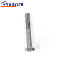 中车亿德 六角头杆部带孔螺钉 M6*40 只